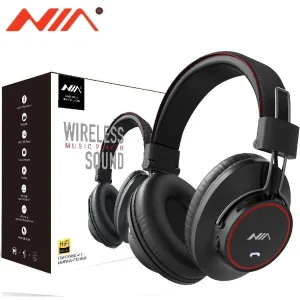Nia S3000 Over Ear Music Headset Wireless Headphones - Image 1
