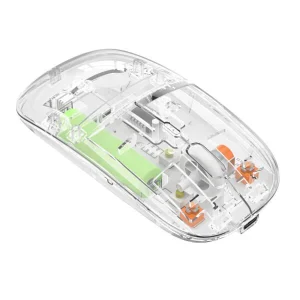 Transparent Wireless + Bluetooth Dual-Mode Rechargeable Mouse - Image 2