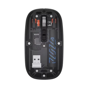 Transparent Wireless Mouse Dual Mode 2.4G + BT Rechargeable Noiseless Cordless - Image 2