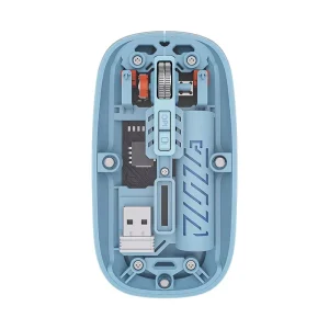 Transparent Wireless Mouse Dual Mode 2.4G + BT Rechargeable Noiseless Cordless - Image 3