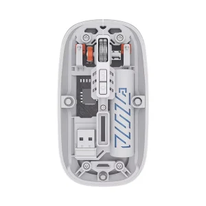 Transparent Wireless Mouse Dual Mode 2.4G + BT Rechargeable Noiseless Cordless - Image 1