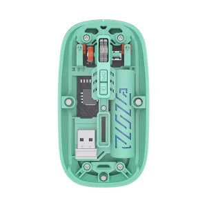 Transparent Wireless Mouse Dual Mode 2.4G + BT Rechargeable Noiseless Cordless - Image 7