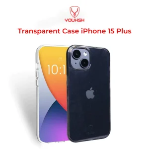 YOUKSH Apple iPhone 15 Plus Transparent Case | Soft Shock Proof Jelly Cover - Image 2