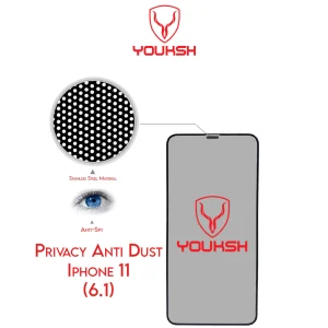 YOUKSH Apple iPhone 11 Anti Static Glass Protector With YOUKSH Installation Kit - Image 3