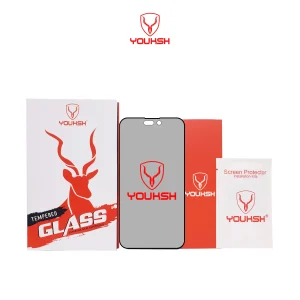 YOUKSH Apple iPhone 14 Pro Anti Static Glass Protector With YOUKSH Installation Kit - Image 4