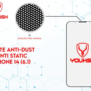 YOUKSH Apple iPhone 14 Anti Static Glass Protector With YOUKSH Installation Kit - Image 2